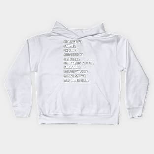 Vermont Ski Resorts& Kids Hoodie